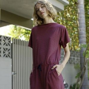 Calder Blake soft cotton striped T-shirt dress
